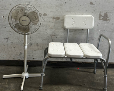 Rotating Fan, And Shower Chair