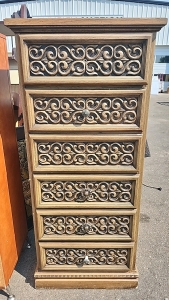6 Drawer Tall Dresser