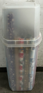 Assorted Wrapping Paper With Container