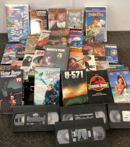 Variety VHS Movies. Please Inspect.