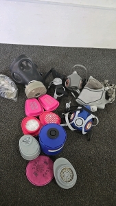 A Collection of Painting Respirators