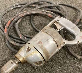 Vintage Electric Drill (Tested Does Run). Please Inspect.