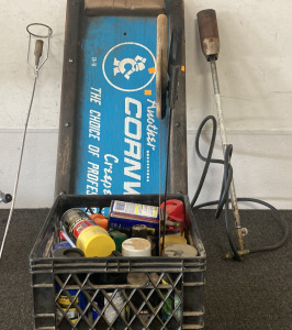 Vintage Cronwell Creeper, Ice Melting Torch, Weed Burning Torch, And More Please Inspect.