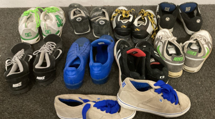 (9) Pairs Of Shoes (Sizes 8 - 9), Please inspect.