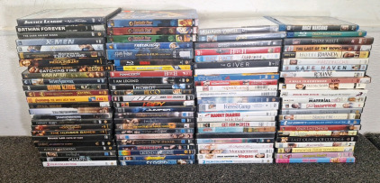 COLLECTION OF (80+) ASSORTED DVD MOVIES