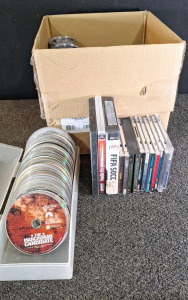 COLLECTION OF ASSORTED PC GAMES, DVD MOVIES & MORE