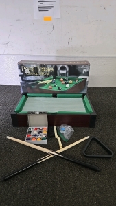 (1) Tabletop Billiards Pool Table