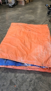 (1) Large Concrete Tarp/Cover