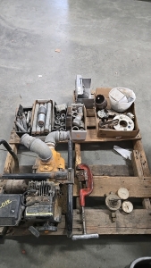 A Hodge Podge of Piping Supplies and Fittings (1) Water Pump