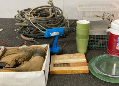 Drill, Work Boots, Air Hose, China, & Miscellaneous Tools And Tool Parts