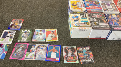 Variety Of Sports Cards