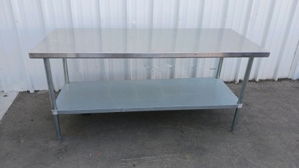 Medium Stainless Steel Table 30x72x34