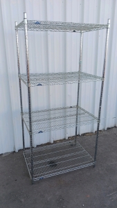 Large Wire Shelf Rack 24x36x76