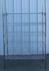 5 Tier Metal Wire Rack 4’x18”x74”