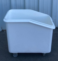 Large Rolling Flour Bin With Lid 29”x16”x27” - 4