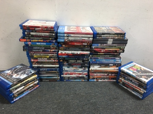 Large Blu Ray / DVD Collection