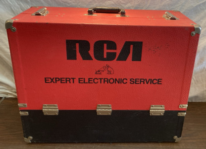 Vintage RCA Expert Electronics Service Box-Loaded w/ Tubes & More