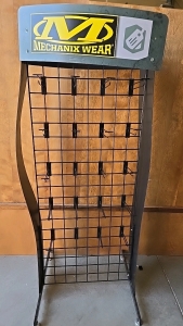 (1) Large Mechanix Wear Rack with Latch On Hooks