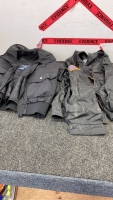 (2) Black Police Jackets