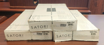 (3) Boxes Of Satori Tiles- Graphite Matte Rectified Porcelain Tiles