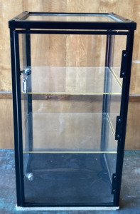 Glass Display Case W/Key