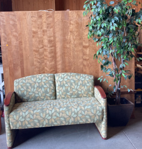 Accent Couch & Decortive Tree