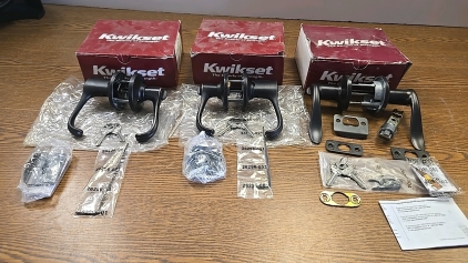 (3) Kwikset Lever Locks