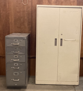 Filing Cabinet & Storage Cabinet