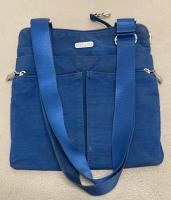 Baggallini Navy Blue Handbag W/ Strap (Retail Price $80)