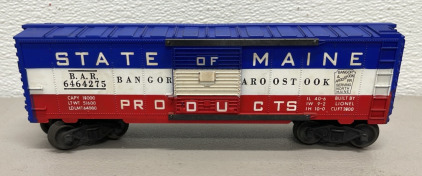 Lionel Trains Post War #6464275 State Of Maine Box Car 1955-1957-59