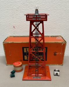 Lionel Trains Post War Beacon Tower #394 Complete 1949-1953 W/ Original Box