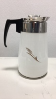 1960s Corningwear “Wheat” 9 Cup Coffee Pot