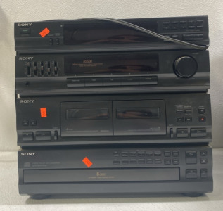 (1) Sony Stereo System W/ Cords