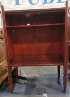 (1) Pier 1 Imports Mahogany Wood TV Console/Center - 43" W × 54.25" × 2' - Very Nice Condition! - 3