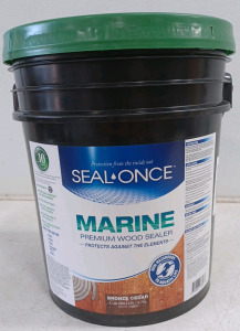 (1) 5 Gallon Marine Premiun Wood Sealer