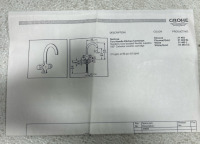 (1) Roll vinyl covered wire rope 1/8in. (3) Faucets (2) Rolls of Trimmer line and more - 5