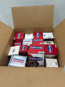 (1) Variety box of Purolator oil filters