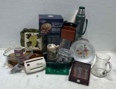 (1) Assorted home goods