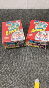 (2) 1991 Topps Baseball Boxes