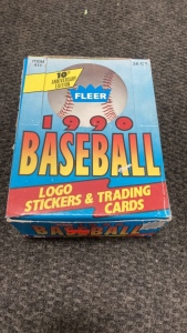 1990 Fleer Baseball Box