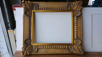 Mondo Ornate Gold Frame 36x32, 24x20 picture size