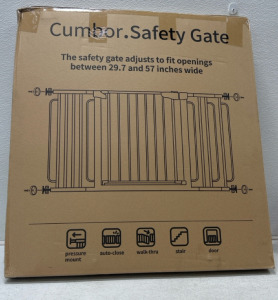 (1) Cumbor safety gate 29.7"- 57"