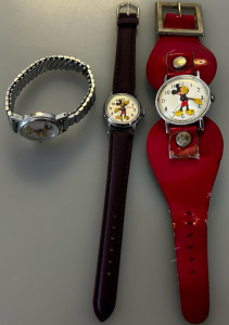 (3) Mickey Mouse Wrist Watch