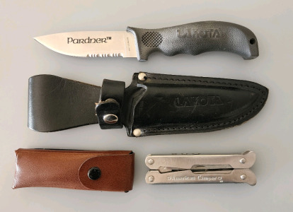 Lakota Pardner Skinning Knife, American Camper Multi-Tool