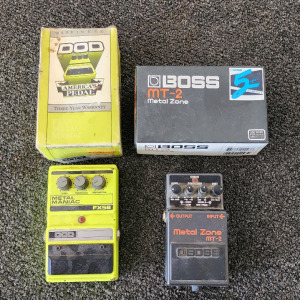 DOD American Guitar Pedal, Boss MT-2 Metal Zone Guitar Pedal