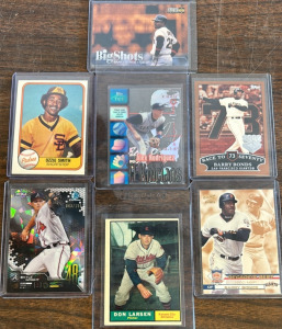 Baseball Cards, Including Barry Bonds, Alex Rodriguez, Don Larsen, And More