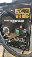 Chicago Electric 90 Amp Flux Wire Welder w/ Mask - 4