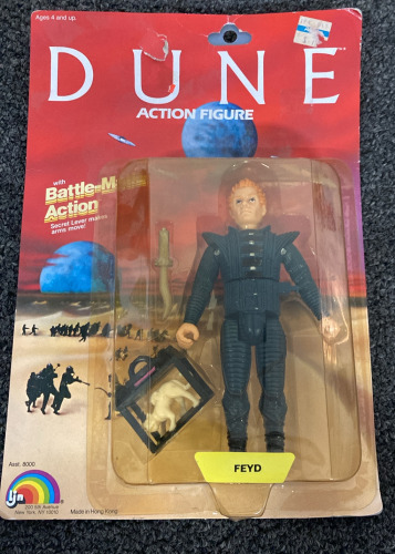 Dune 1984 Feyd Action Figure( Sealed In Original Package. Please Inspect.