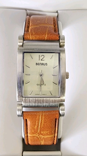 Benrus Leather Band Watch