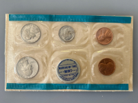 1969- S Uncirculated Coin Set And 1952 -D Franklin Half Dollar - 3